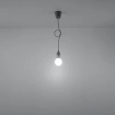 Lampa wisząca DIEGO 1 szara