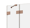 Kabina półokrągła 80x100 Radaway Essenza Pro Brushed Copper PDD