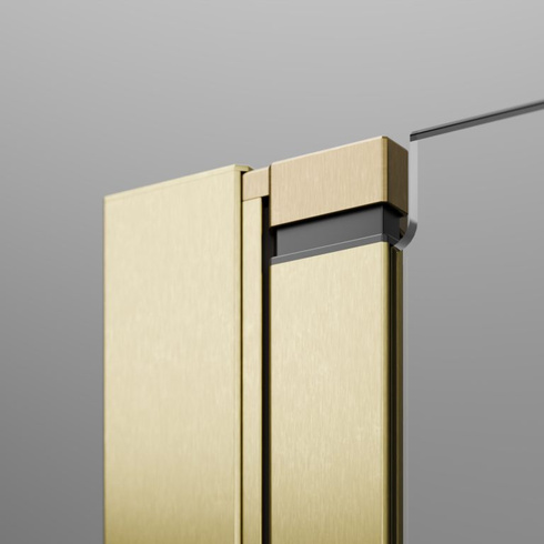 Kabina złota szczotkowana składana 100x80 Radaway Nes Brushed Gold KDD B