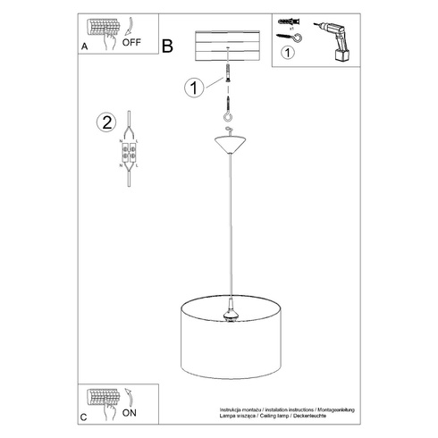 Lampa wisząca FOOTBALL A 40