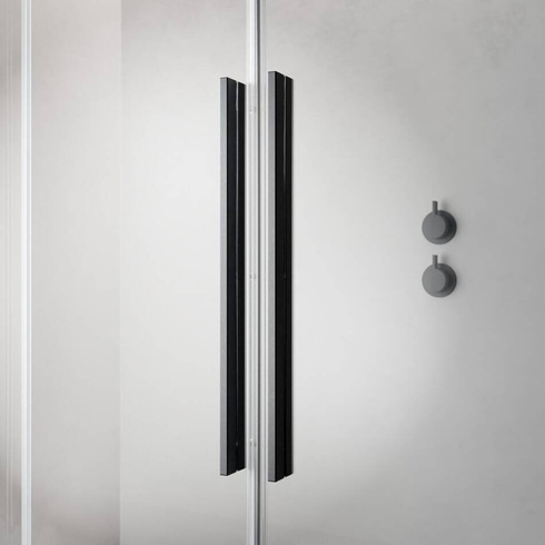 Drzwi prysznicowe 180 przesuwne Radaway Furo Brushed GunMetal DWD