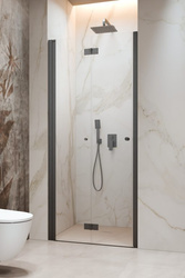 Drzwi składane szczotkowane Radaway Nes Brushed GunMetal DWB 70 Lewe