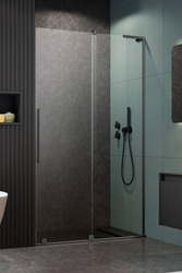 Drzwi prysznicowe 90 Radaway Furo SL Brushed GunMetal DWJ prawe