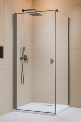 Kabina prysznicowa Radaway Nes Brushed GunMetal I 90x80 lewa
