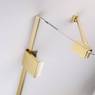 Kabina pięciokątna złota 80x80 Radaway Essenza Pro Gold PTJ prawa