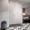 Kabina walk-in biała 85 Radaway Essenza Pro White 10103085-04-01