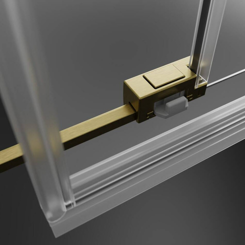 Drzwi prysznicowe złote szczotkowane Idea Brushed Gold DWD 160