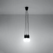 Lampa wisząca DIEGO 3 czarna