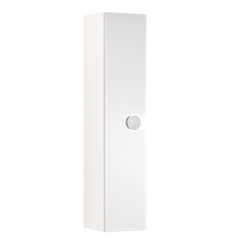 Regał łazienkowy wiszący Sanitti Epsilon biały uchwyt chrom