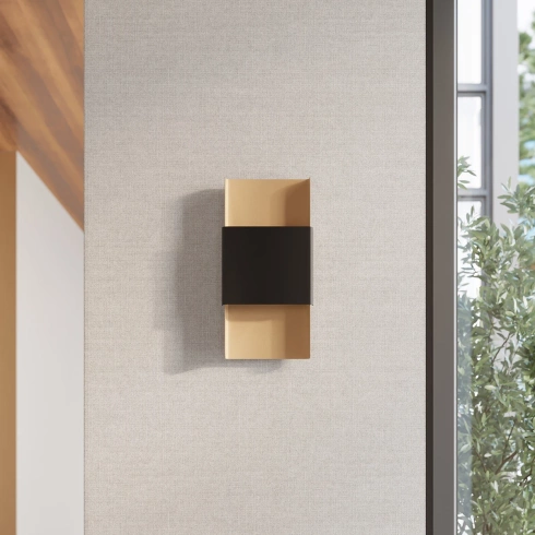 Kinkiet DURLIN złoty/czarny