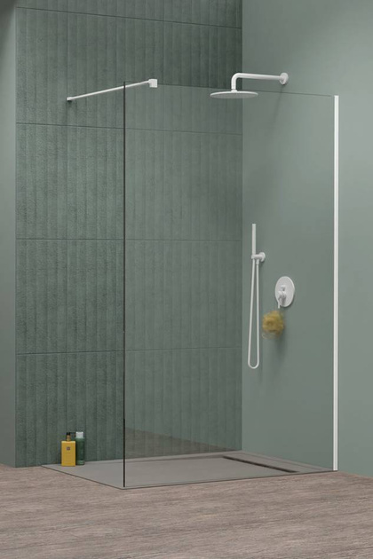 Szyba prysznicowa walk-in 120 profil biały Radaway Modo New White II