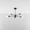 Żyrandol LANGO 5 czarny
