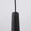 Lampa wisząca ELECTRA czarna beton