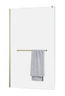 Prysznic walk-in 155 z wieszakiem złoto szczotkowane Radaway Modo New Brushed Gold II