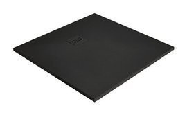 Brodzik czarny z konglomeratu Radaway Kyntos C Black 100x100 HKC100100-54