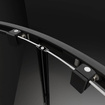 Kabina prysznicowa czarna 100x90 Radaway Premium Pro Black KDD