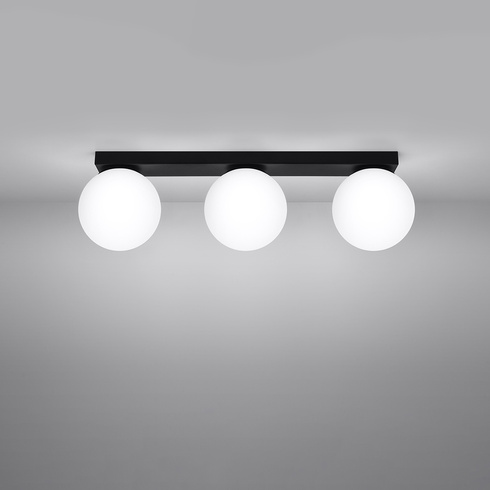 Plafon YOLI 3 czarny