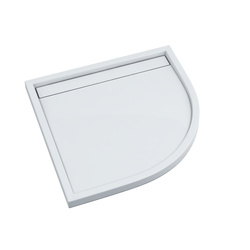 Brodzik kompozytowy Stabilsound Plus® Estra 90x90x4,5 cm R55, półokrągły