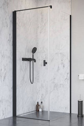 Kabina prysznicowa czarna 80x80 Radaway Nes Black KDJ I lewa