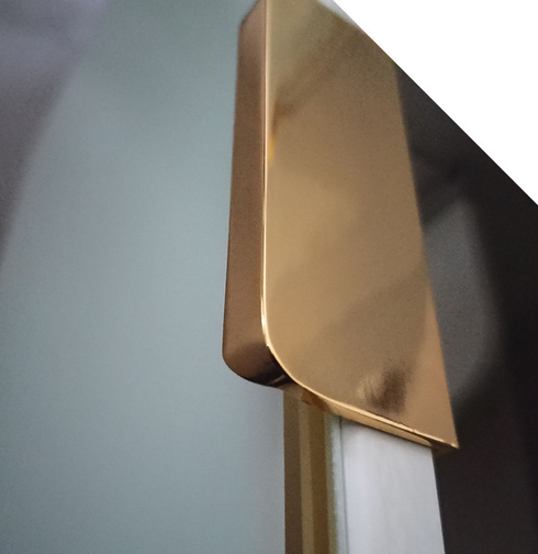  Szafka łazienkowa biała Sanitti Delta 60 front lustro złote