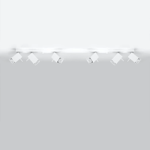 Plafon MERIDA 6L biały