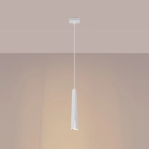 Lampa wisząca PRYSM 1 biała