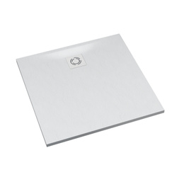 Brodzik kompozytowy Stabilsound Plus® Magnific White Stone 90x90x3,5 cm, kwadratowy