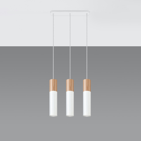 Lampa wisząca PABLO 3L biała