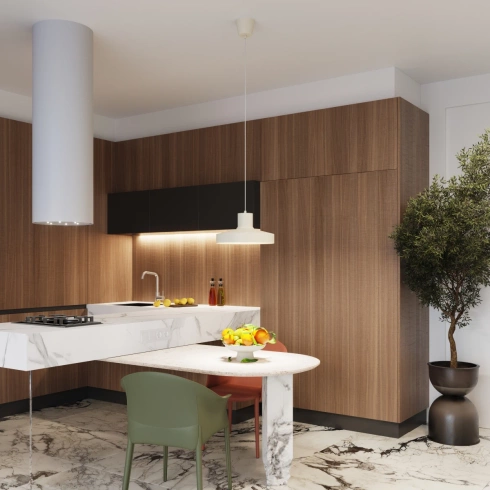 Lampa wisząca BILO beżowa