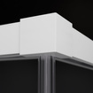 Drzwi prysznicowe 160 Radaway Idea White DWD białe 387126-04-01