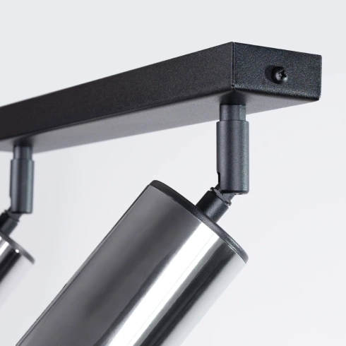 Plafon WINX 2 czarny/chrom