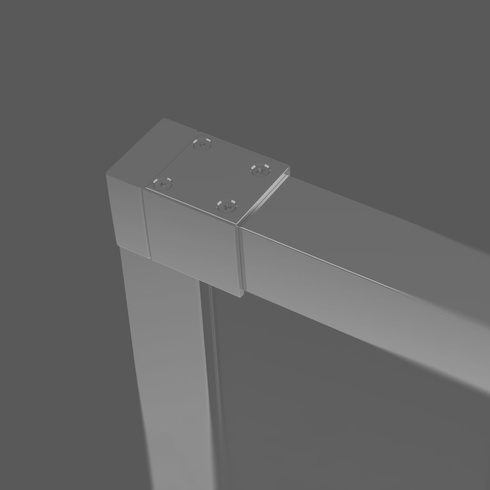 Profil poszerzający nikiel szczotkowany +2 cm Idea Brushed Nickel