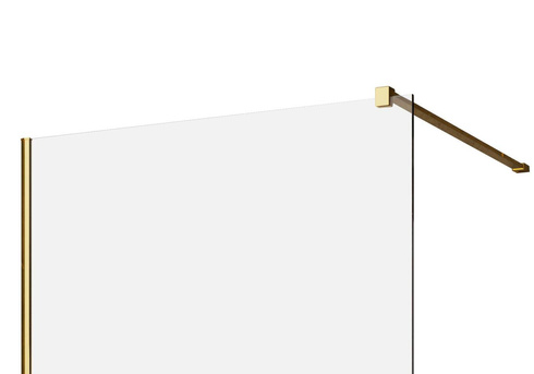 Kabina walk-in złota 110 cm z wieszakiem Radaway Modo New Gold II