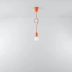 Lampa wisząca DIEGO 1 pomarańczowy