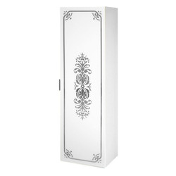 Regał łazienkowy Sanitti Vintage biały front lustro srebrne