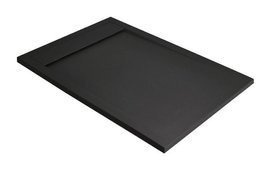 Brodzik czarny z konglomeratu Radaway Teos F 100x70 HTF10070-54