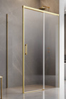 Złota kabina prysznicowa Radaway Idea Gold KDJ 150x110 prawa