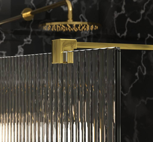 Kabina walk-in złota szkło Visiosun 100 Radaway Modo New Gold II