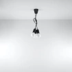 Lampa wisząca DIEGO 3 czarna
