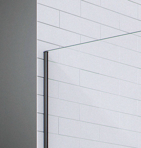 Czarna kabina walk-in 120 Radaway Modo New Black II 389124-54-01