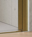 Drzwi złoto szczotkowane 70 Radaway Nes Brushed Gold DWB Prawe