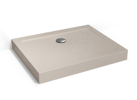 Brodzik akrylowy 100x90 Radaway Doros D Compact Stone kaszmirowy