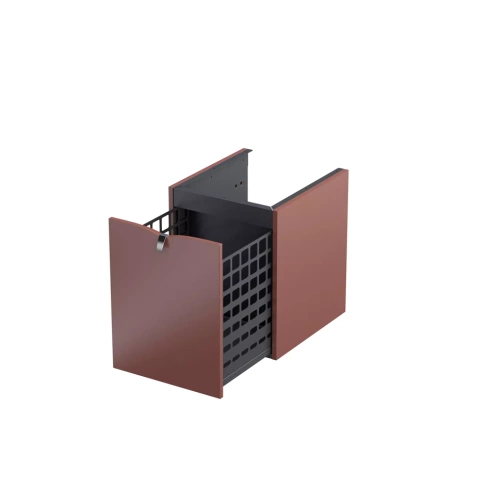 Szafka niska boczna Oristo Siena OR45-SN1S-40-19 ceglany mat