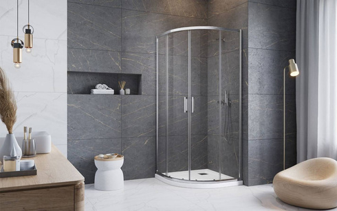 Kabina prysznicowa półokrągła 90x80 Radaway Premium Pro PDD