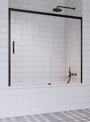 Zabudowa na wannę czarna 140 cm Radaway Idea Black PN DWJ prawa