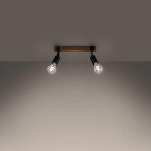 Plafon ZUCA 2 czarny