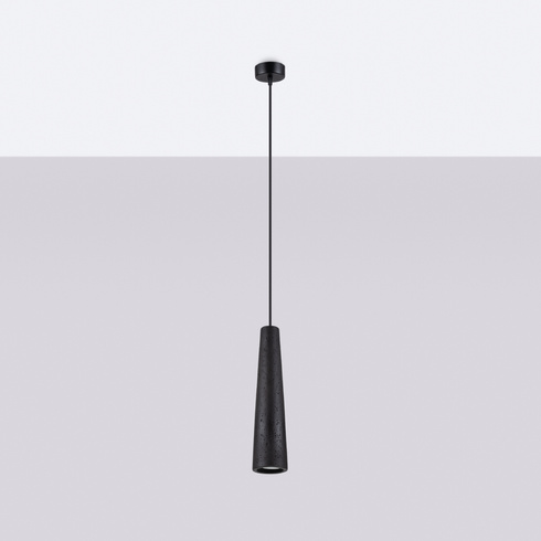 Lampa wisząca ELECTRA czarna beton