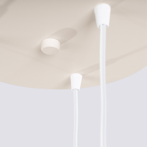 Lampa wisząca ESTRIA 3P beżowa