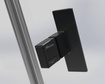 Kabina prysznicowa czarna 75x100 Radaway Nes Black KDJ I prawa