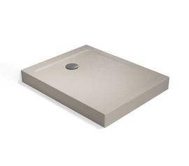 Brodzik akrylowy 140x80 Radaway Doros F Compact Stone kaszmirowy